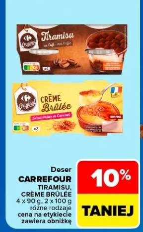 Deser Carrefour Original Tiramisu +1 wariant