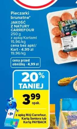 Pieczarki brunatne Jakość z Natury Carrefour
