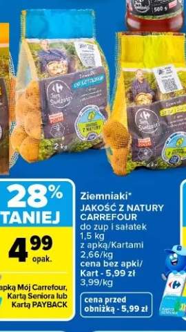 Ziemniaki do zup i sałatek Jakość z Natury Carrefour