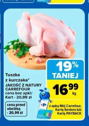 Tuszka z kurczaka Jakość z Natury Carrefour