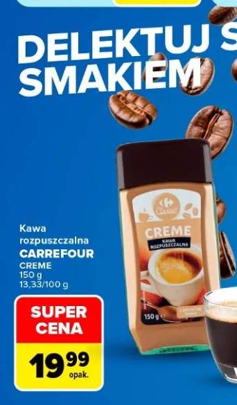 Kawa rozpuszczalna Carrefour Classic Creme