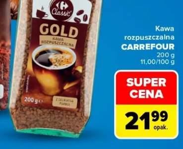 Kawa rozpuszczalna Carrefour Classic Gold