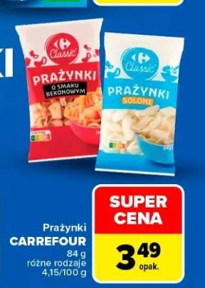 Prażynki o smaku bekonowym Carrefour Classic +1 wariant