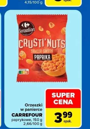 Orzeszki w panierce paprykowe Sensation Crusti'Nuts