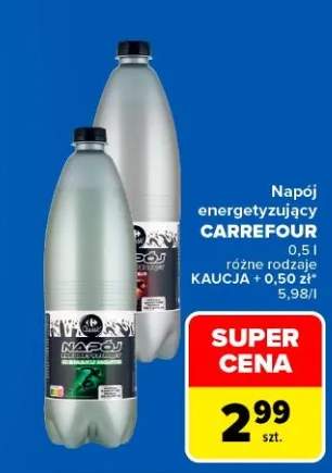 Napój energetyzujący Carrefour