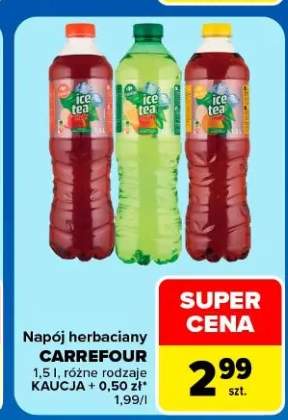 Napój herbaciany Carrefour