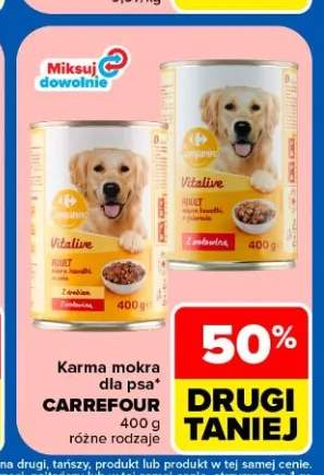Karma mokra dla psa Carrefour Companino Vitalive