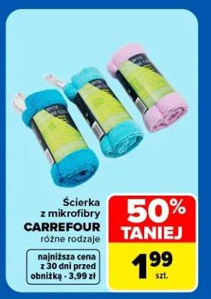 Ścierka z mikrofibry Carrefour