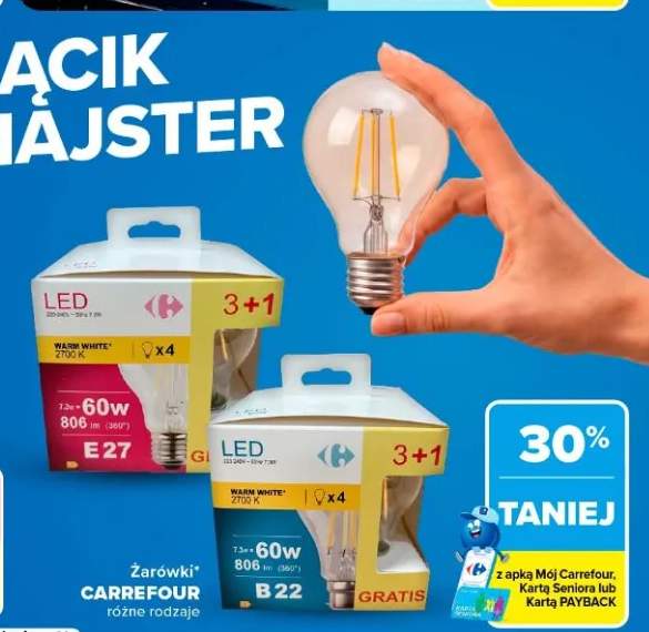 Żarówka LED Carrefour E27