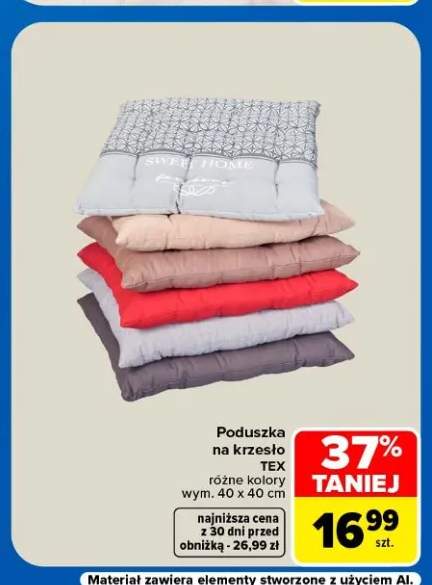 Poduszka na krzesło Tex