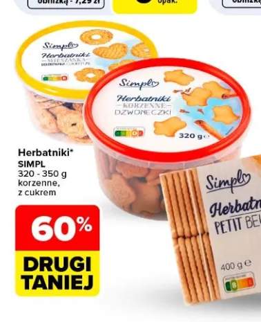 Herbatniki mieszanka dekorowana cukrem Simply +1 wariant