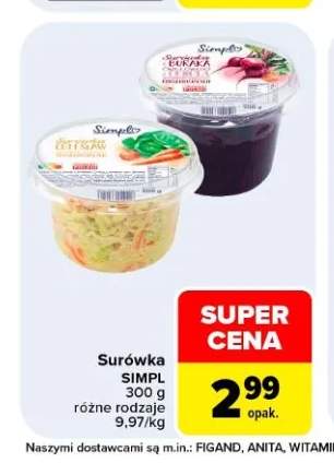Surówka Colesław Simply +1 wariant