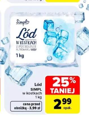 Lód w kostkach Simply