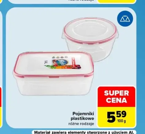 Pojemniki plastikowe