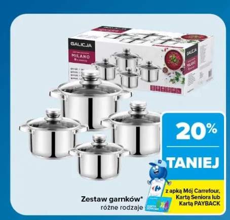Zestaw garnków Galicja Milano