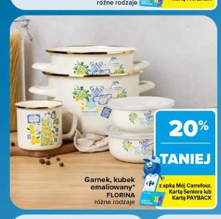 Garnek emaliowany Florina +1 wariant