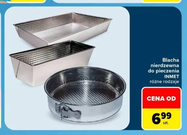 Blacha nierdzewna do pieczenia Inmet