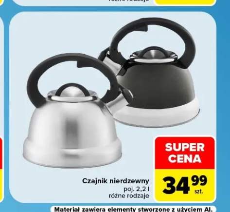 Czajnik nierdzewny 2,2 l