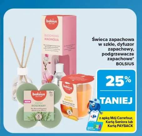 Świeca zapachowa w szkle Bolsius Happy Mango +2 warianty