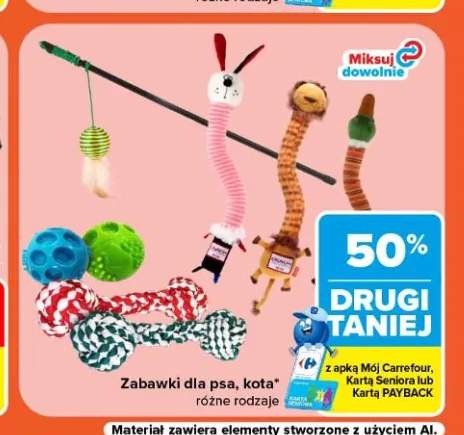 Zabawki dla psa i kota