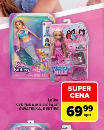 Lalka Barbie Syrenka Migoczące Światełka +1 wariant