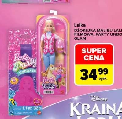 Lalka Barbie Party Unboxed Glam +1 wariant