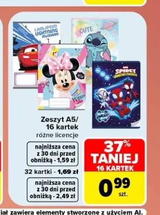 Zeszyt A5 32 kartki +1 wariant