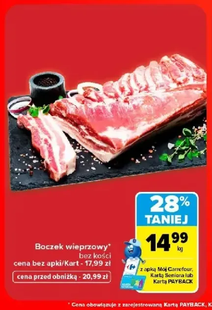 Boczek wieprzowy bez kości
