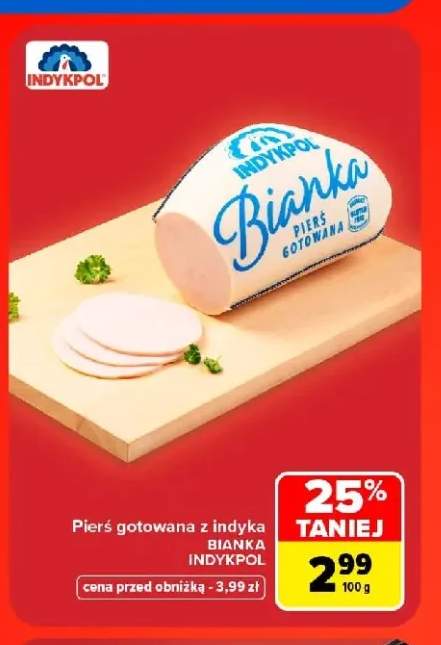 Pierś gotowana z indyka Bianka Indykpol