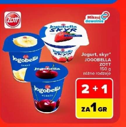 Skyr Jogobella truskawka +3 warianty