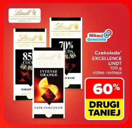 Czekolada Lindt Excellence Intense Orange +2 warianty