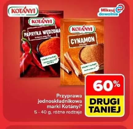 Papryka wędzona słodka mielona Kotányi +1 wariant