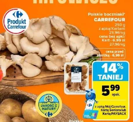 Boczniaki polskie Carrefour