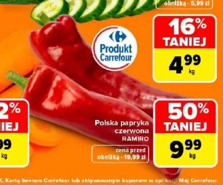 Papryka czerwona Ramiro polska Carrefour