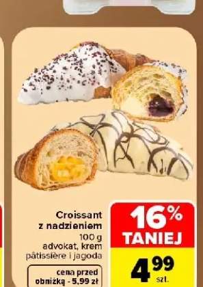 Croissant z nadzieniem advokat +1 wariant