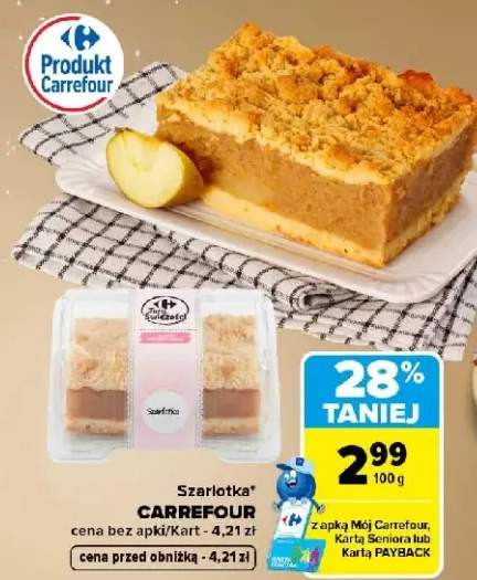 Szarlotka Carrefour