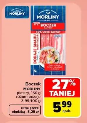 Boczek w plastrach Morliny