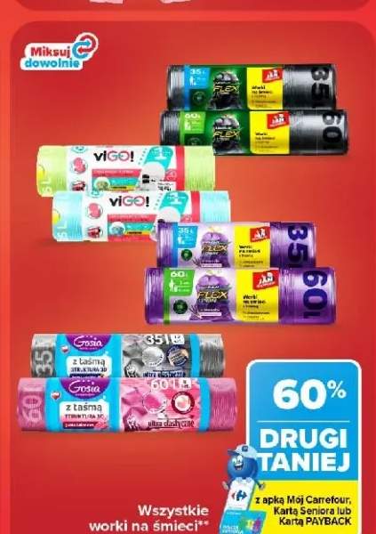 Worki na śmieci +3 warianty