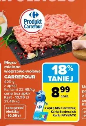 Mięso mielone wieprzowo-wołowe Carrefour