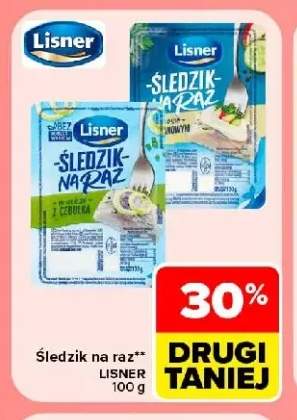 Śledzik na raz w oleju z cebulką Lisner +1 wariant