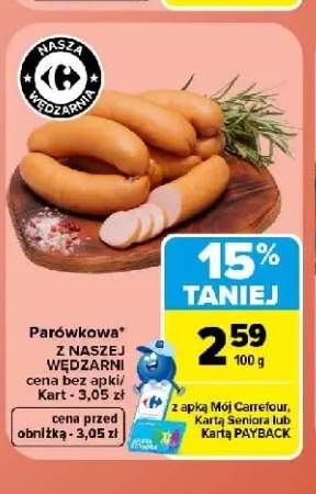 Kiełbasa parówkowa Z Naszej Wędzarni
