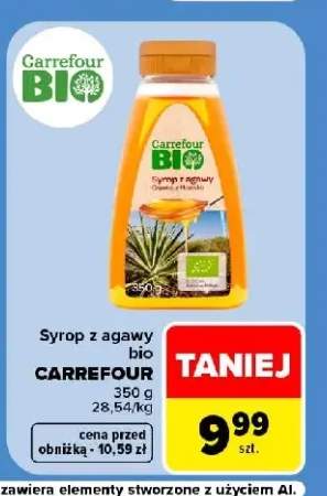 Syrop z agawy bio Carrefour