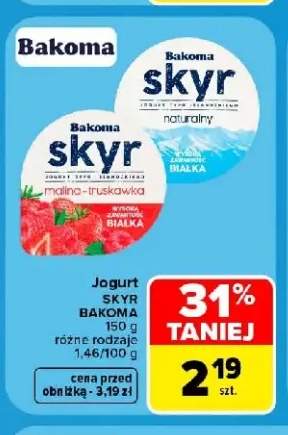 Jogurt Skyr Bakoma