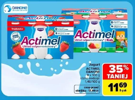 Jogurt Actimel Danone 8-pak