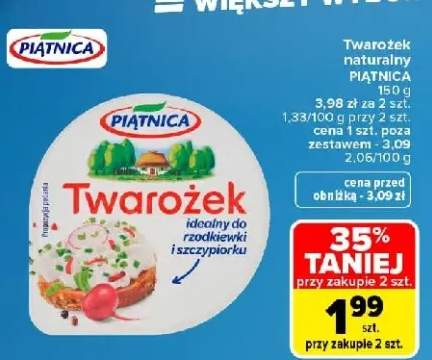Twarożek naturalny Piątnica