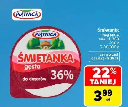 Śmietanka Piątnica 36%