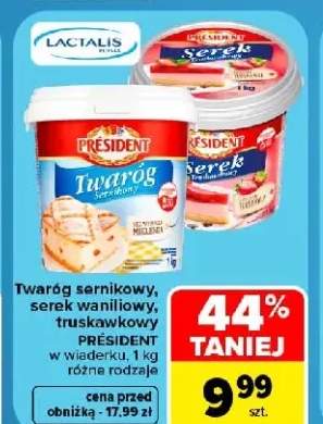 Twaróg sernikowy Président +2 warianty