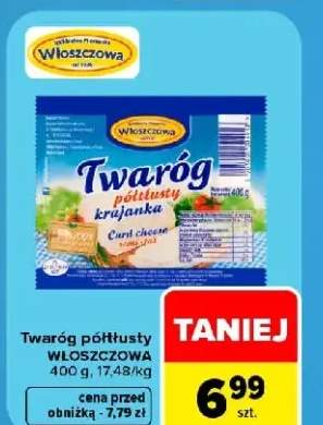 Twaróg półtłusty Włoszczowa