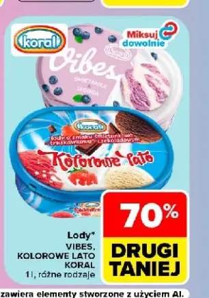 Lody Vibes śmietanka jagoda +1 wariant