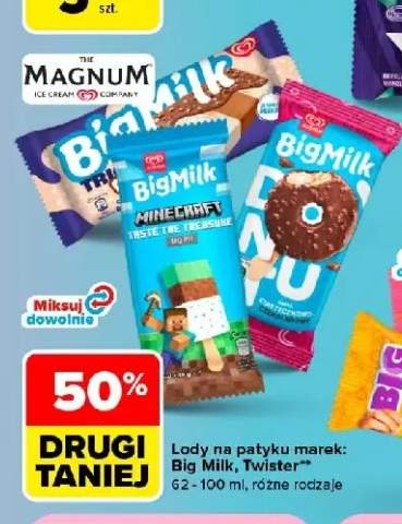 Lody Big Milk Trio +3 warianty